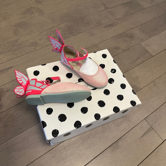 Mini Sophia Webster pink glitter shoe( Euro 23) - Picture 5 of 5